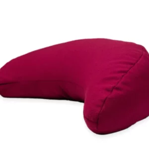 瞑想クッション 三日月 バーガンディ