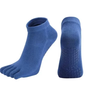 ヨガソックス ネイビーブルー